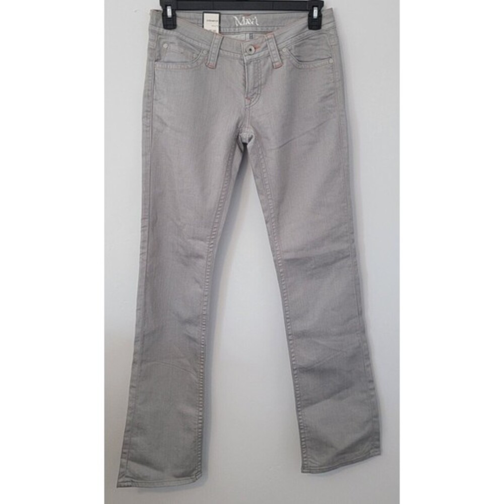 Mavi Jeans 29/34 Gray Olivia Low Rise Straight Leg Pants